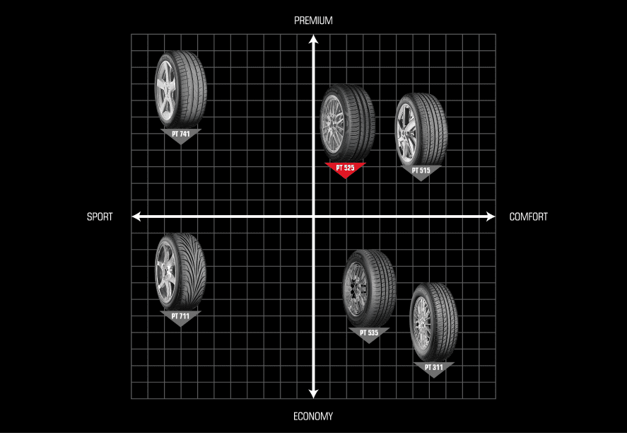 PROGREEN PT525-Positioning Map