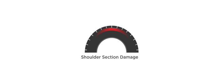 SHOULDER SECTION DAMAGE