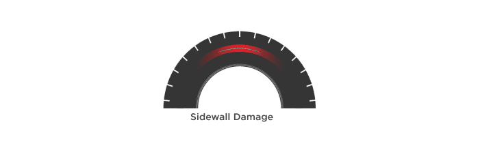 SIDEWALL DAMAGE